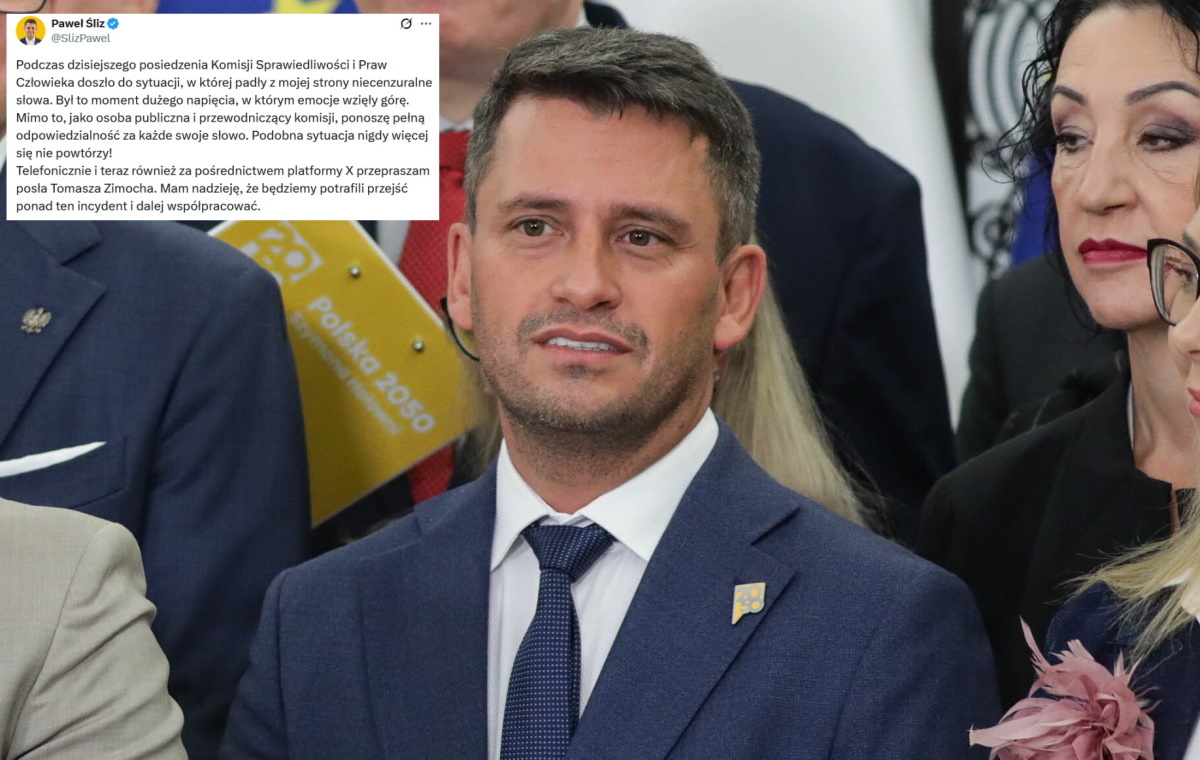 Śliz kaja się za przekleństwa w Sejmie! "Duże napięcie"