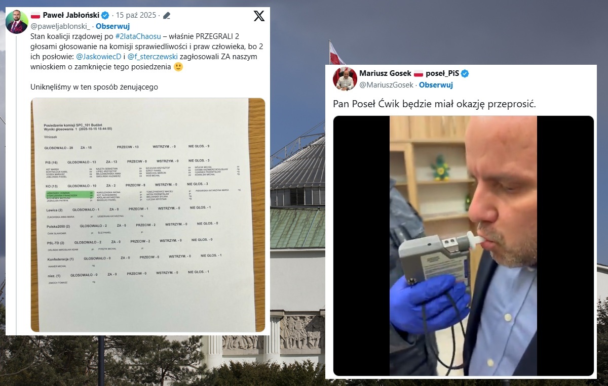 Atak na posłów PiS! Zbadali się alkomatem. Będą przeprosiny?