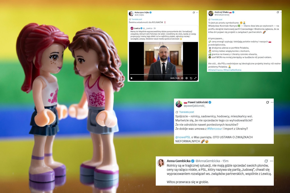 Mariaż PSL i Nowej Lewicy ws. związków partnerskich