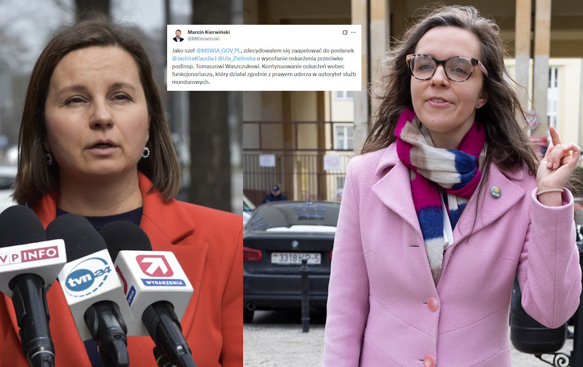 Posłanki nie odpuszczają policjantowi! Kierwiński... apeluje