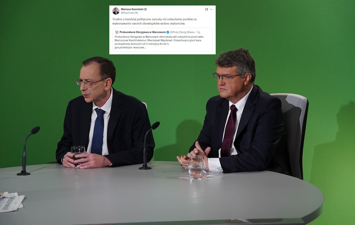 Akt oskarżenia ws. Kamińskiego i Wąsika!"Polityczne zarzuty"