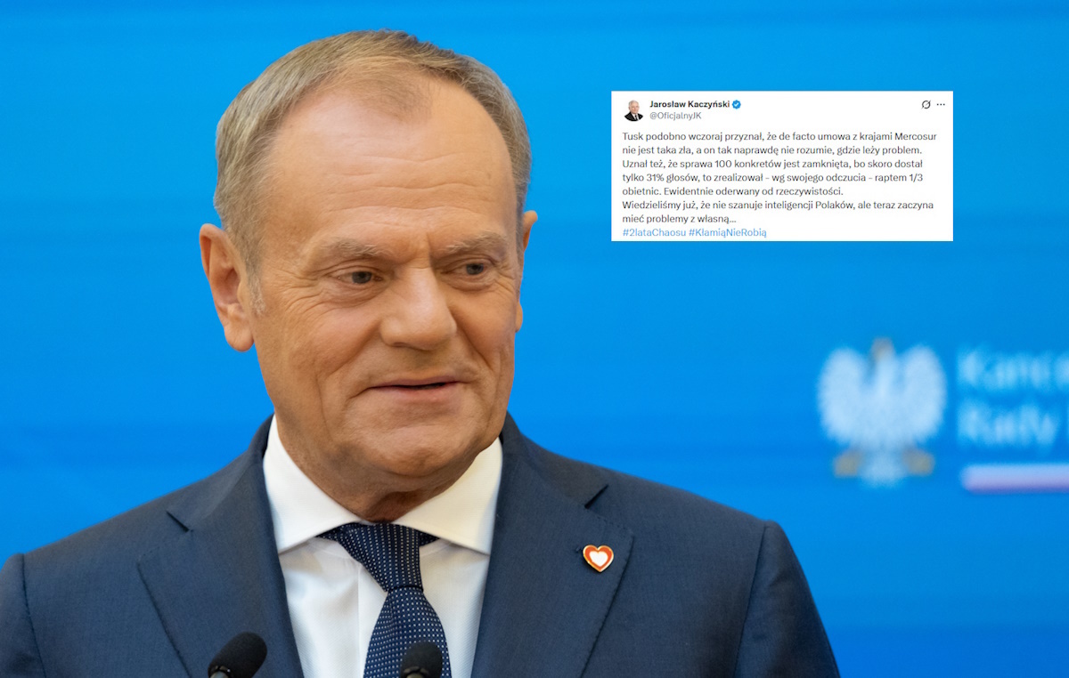 Celne słowa. Prezes Kaczyński punktuje występ Tuska!