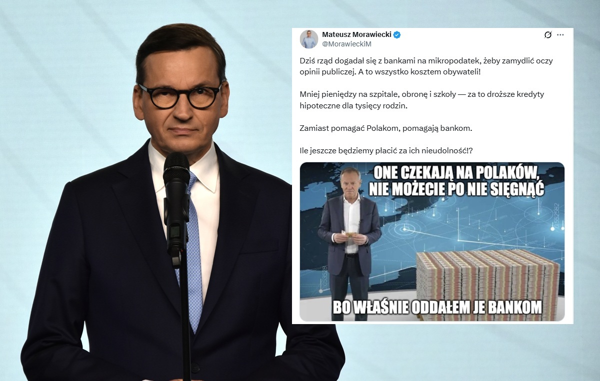 Morawiecki przestrzega: "Rząd dogadał się z bankami"