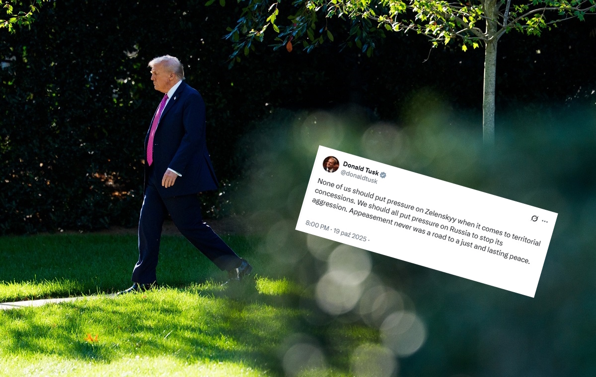 Tusk pije do słów Trumpa? "Nikt z nas nie powinien..."
