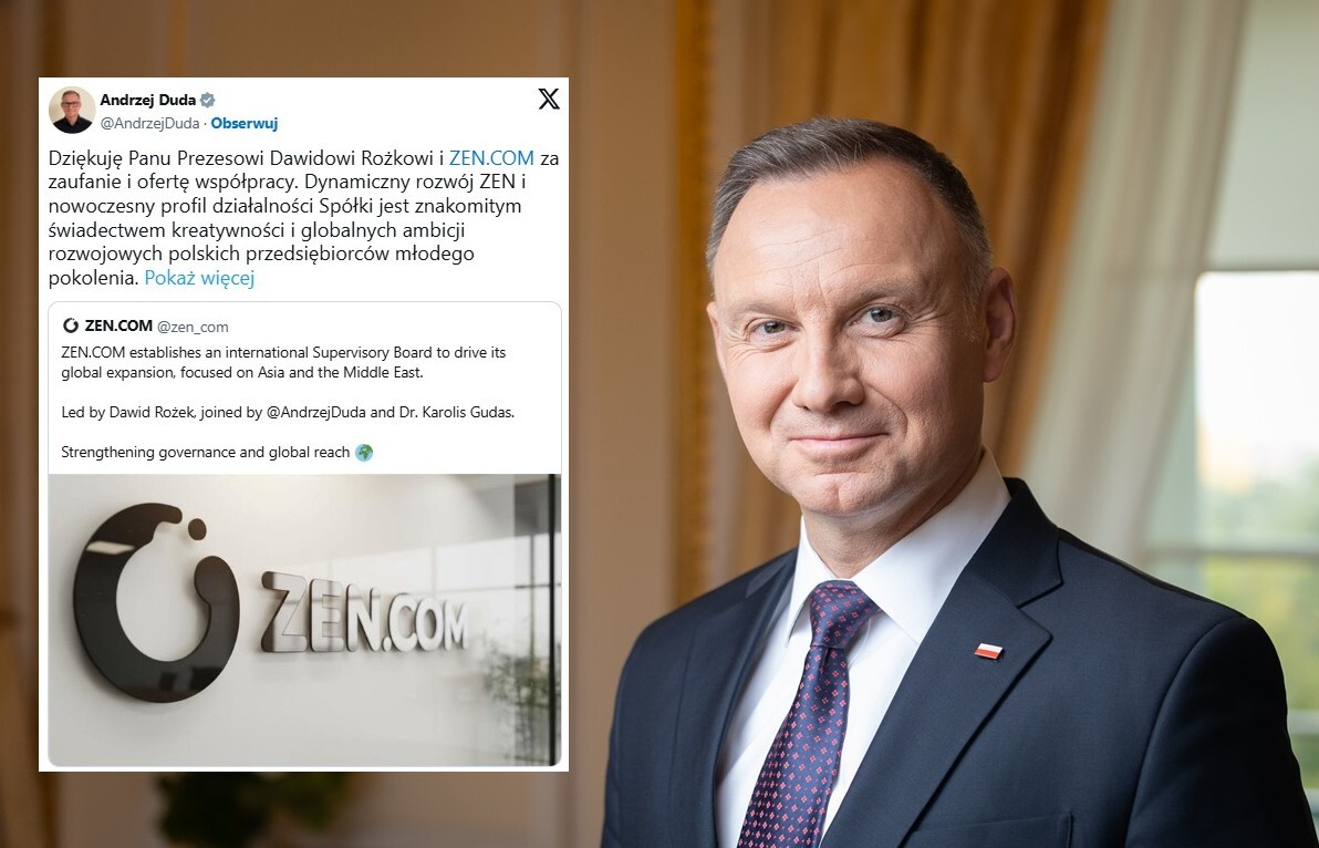 Duda o pracy dla ZEN.com: "Razem możemy jeszcze więcej"