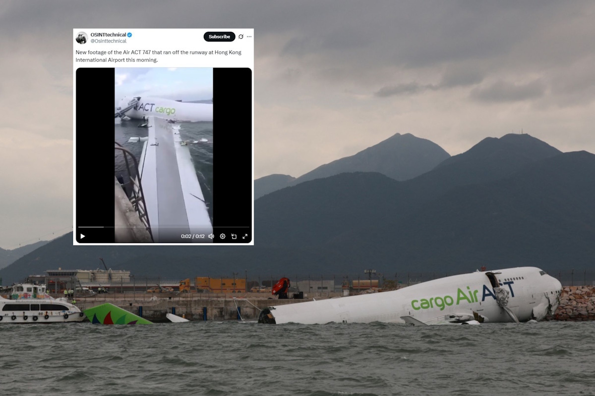 wiadomości,aktualności,wPolityce.pl Tragedia w Hongkongu. Samolot wpadł do wody. Są ofiary