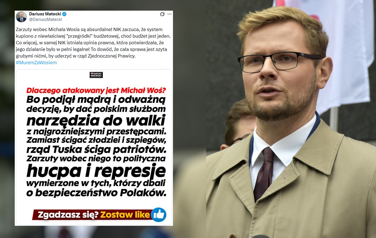 Zemsta w nowym etapie. Jest akt oskarżenia przeciwko Wosiowi