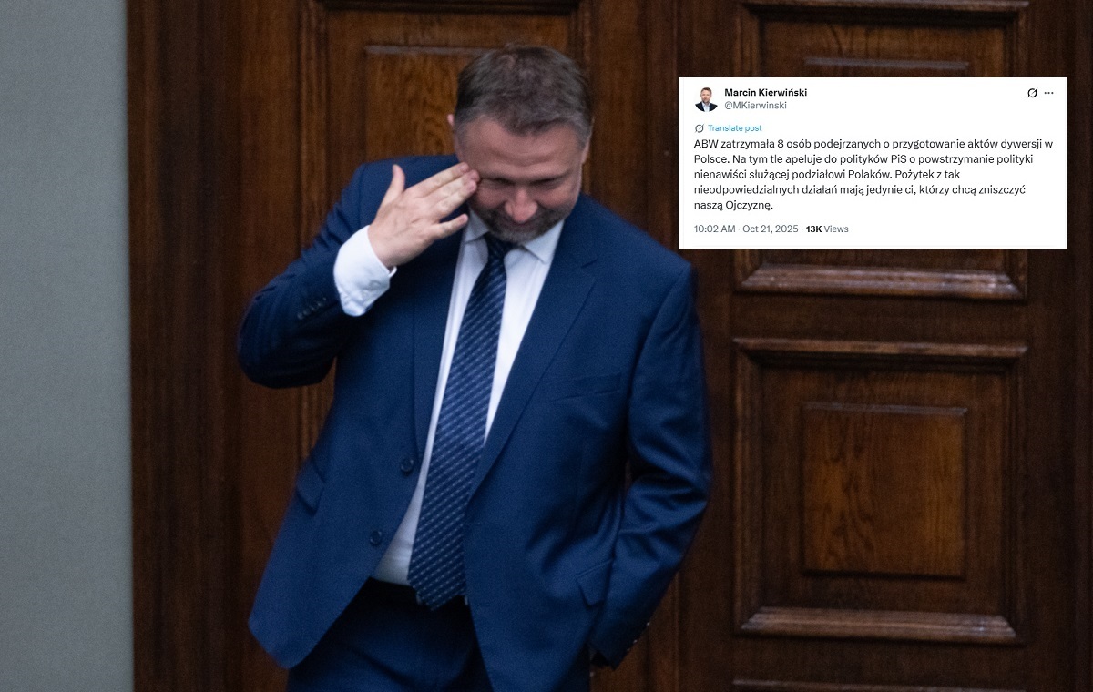 Kierwiński o zatrzymanych przez ABW... Zamieszał w to PiS