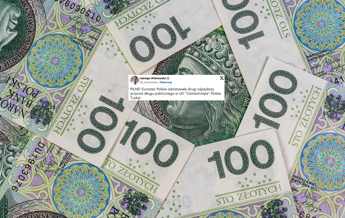 Polska z drugim najszybszym przyrostem długu w UE!