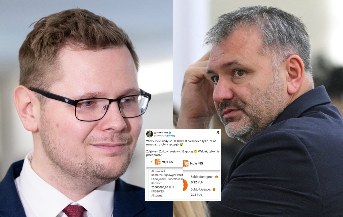 Woś przechytrzył ekipę Żurka!Na koncie zostawił... 12 groszy