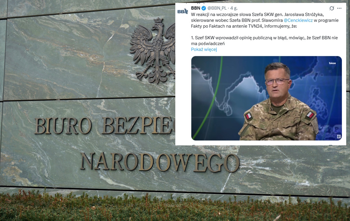 BBN: Gen. Stróżyk wprowadza opinię publiczną w błąd