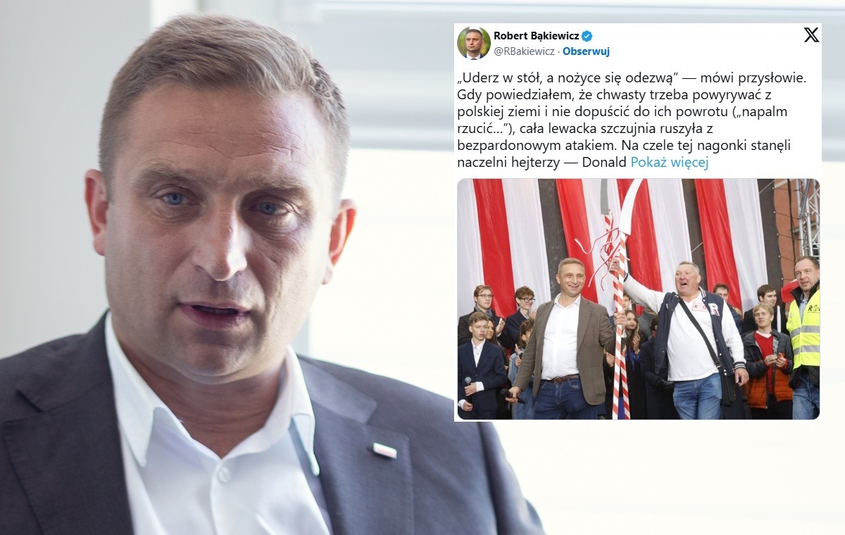 Bąkiewicz: Stosowanie mocnych metafor jest na miejscu