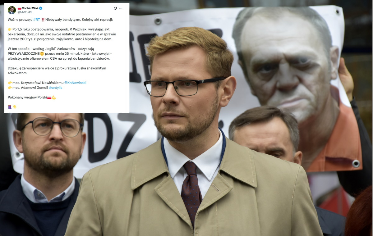 Tak obóz Tuska atakuje Wosia! "Zajął konto, auto i hipotekę"