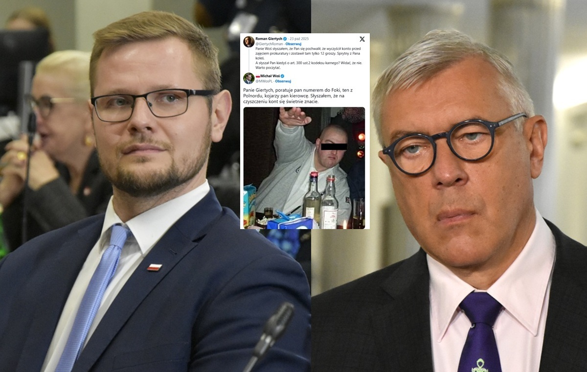 Starcie Wosia i Giertycha! "Poratuje pan numerem do Foki"