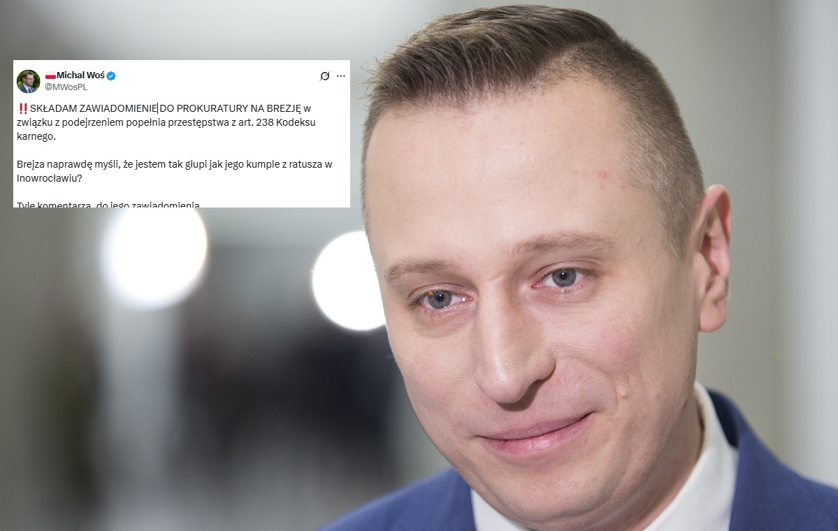 Atak Brejzy po tekście wPolityce.pl.Woś składa zawiadomienie