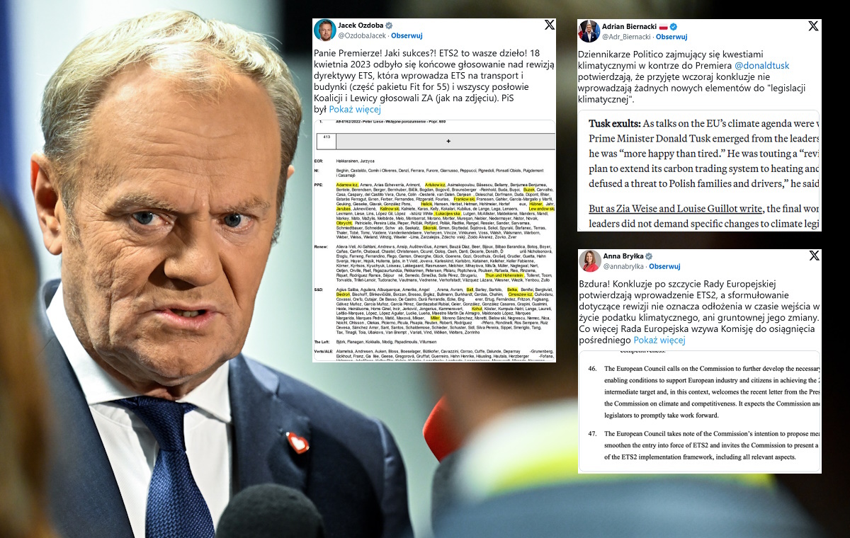 Blaga. Tusk chwali się "rewizją" ETS2, która nic nie znaczy