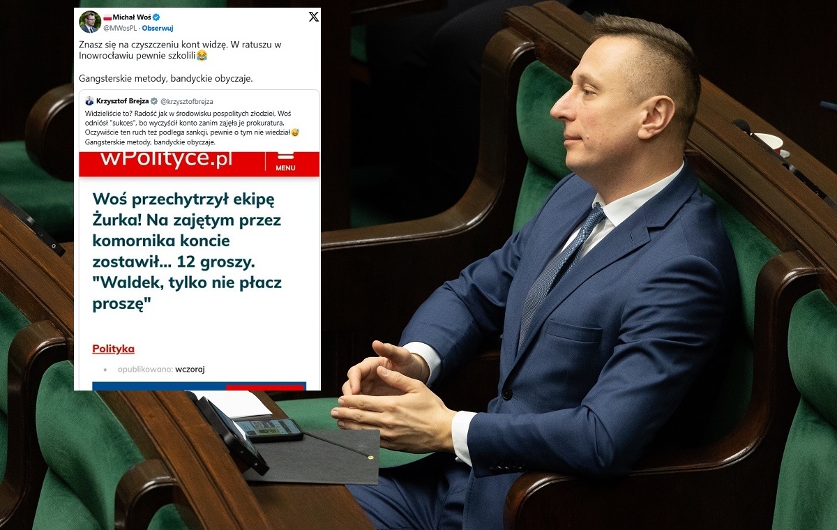 Woś do Pegaza: "Znasz się na czyszczeniu kont widzę"