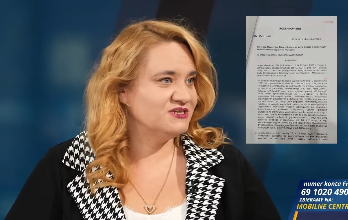 Borszowska-Moszowska: Prezes sądu próbował mnie zastraszyć
