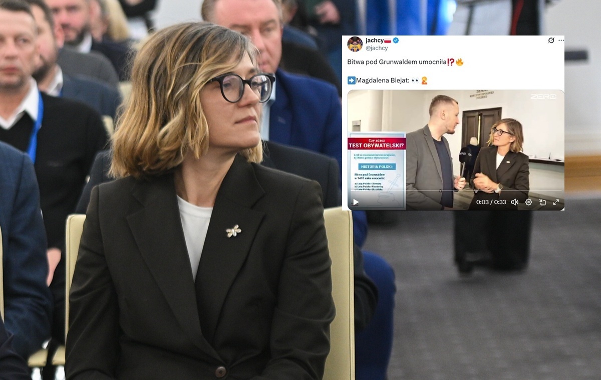 Bitwa pod Grunwaldem? Nietypowe zachowanie Biejat