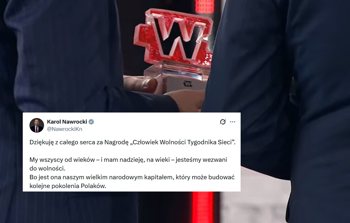 Prezydent: Dziękuję za nagrodę „Człowiek Wolności"