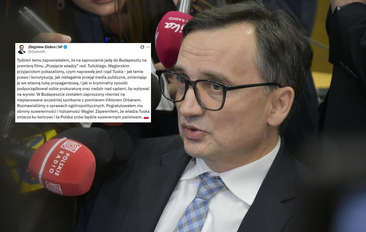 Ziobro zdradził, o czym rozmawiał w Budapeszcie z Orbanem