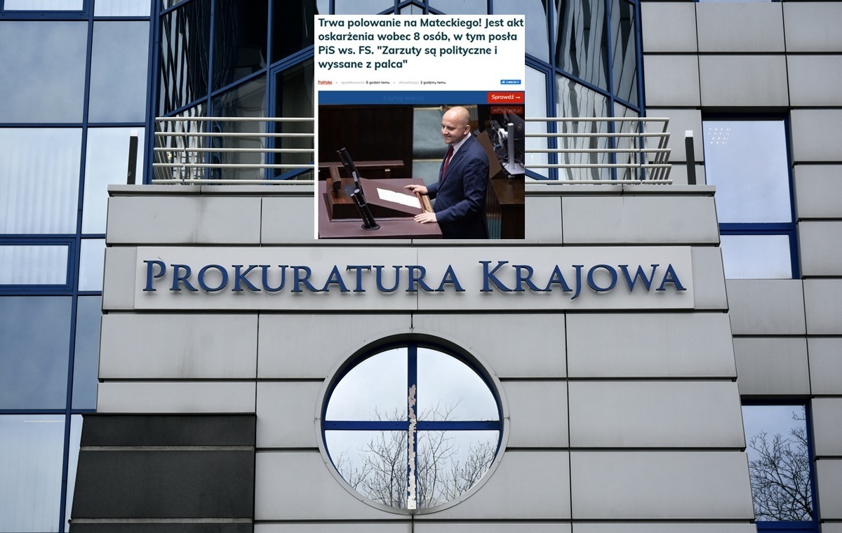 Uderzenie w Mateckiego. Akt oskarżenia ma ponad 200 stron
