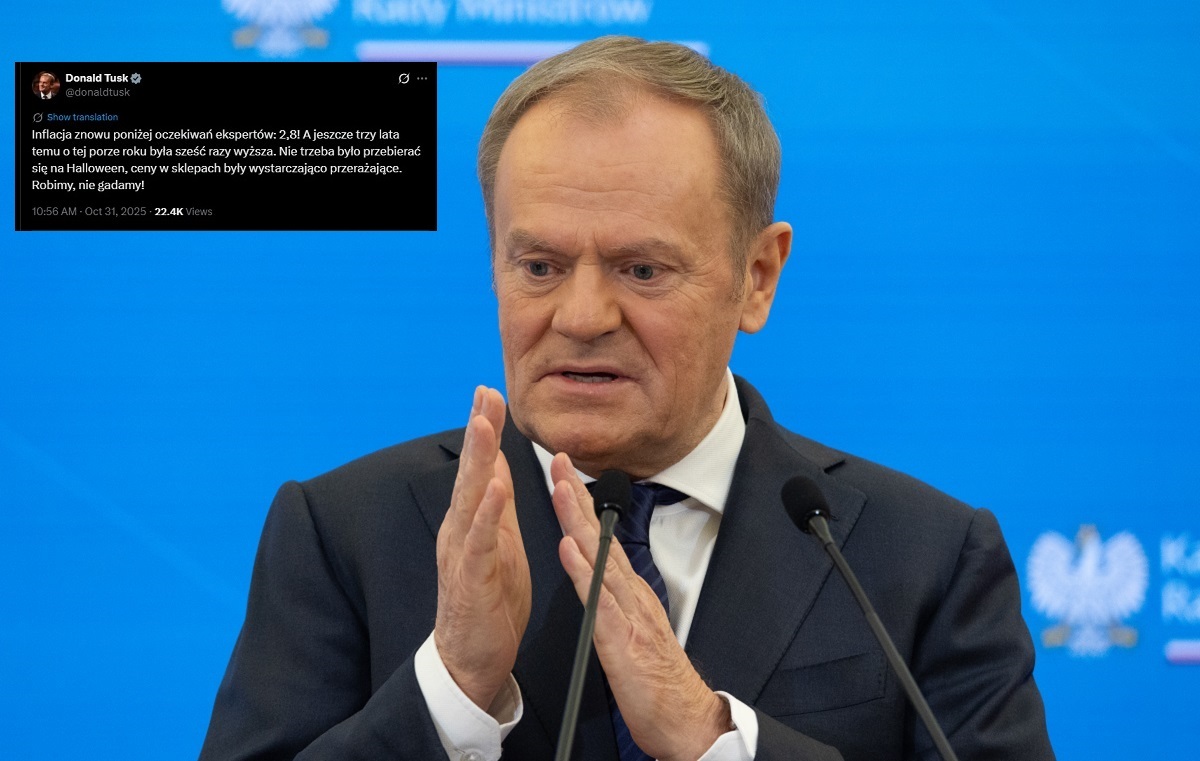 Inflacja wyniosła 2,8 proc. Tusk uprawia propagandę sukcesu