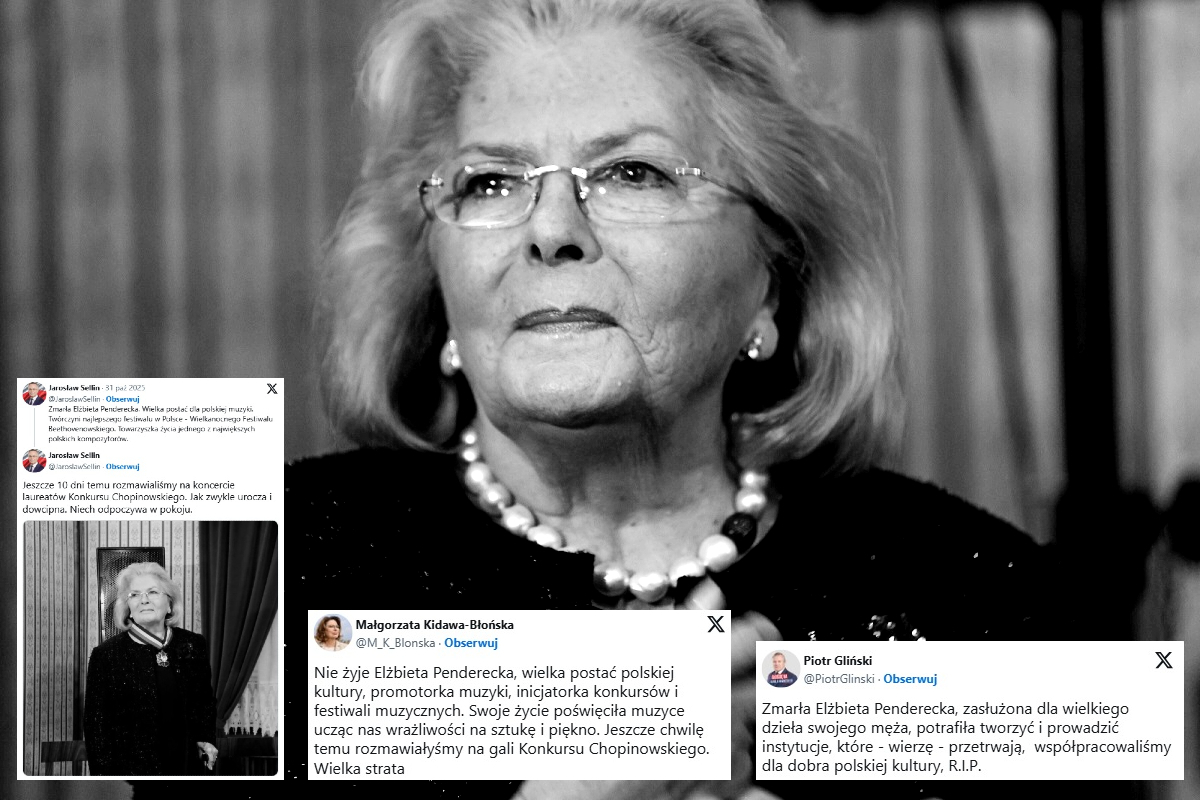 wiadomości,aktualności,wPolityce.pl Politycy wspominają zmarłą Elżbietę Penderecką