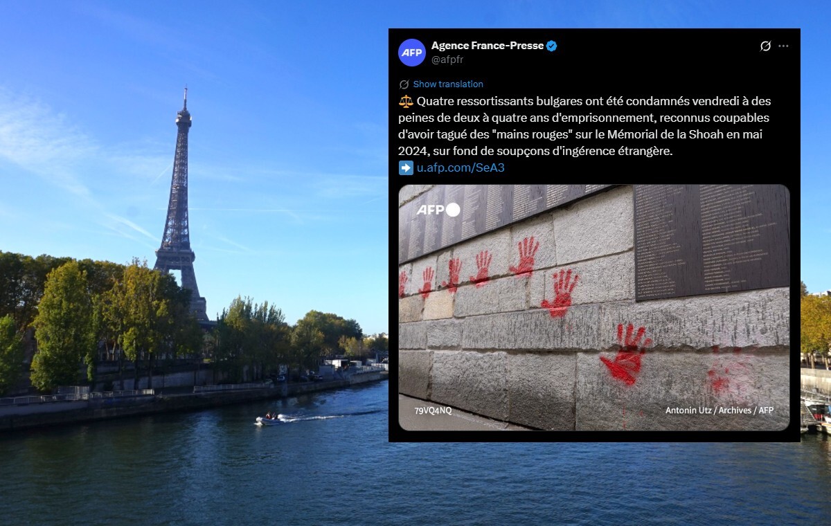 Czterech Bułgarów skazanych za zbezczeszczenie Muzeum Shoah