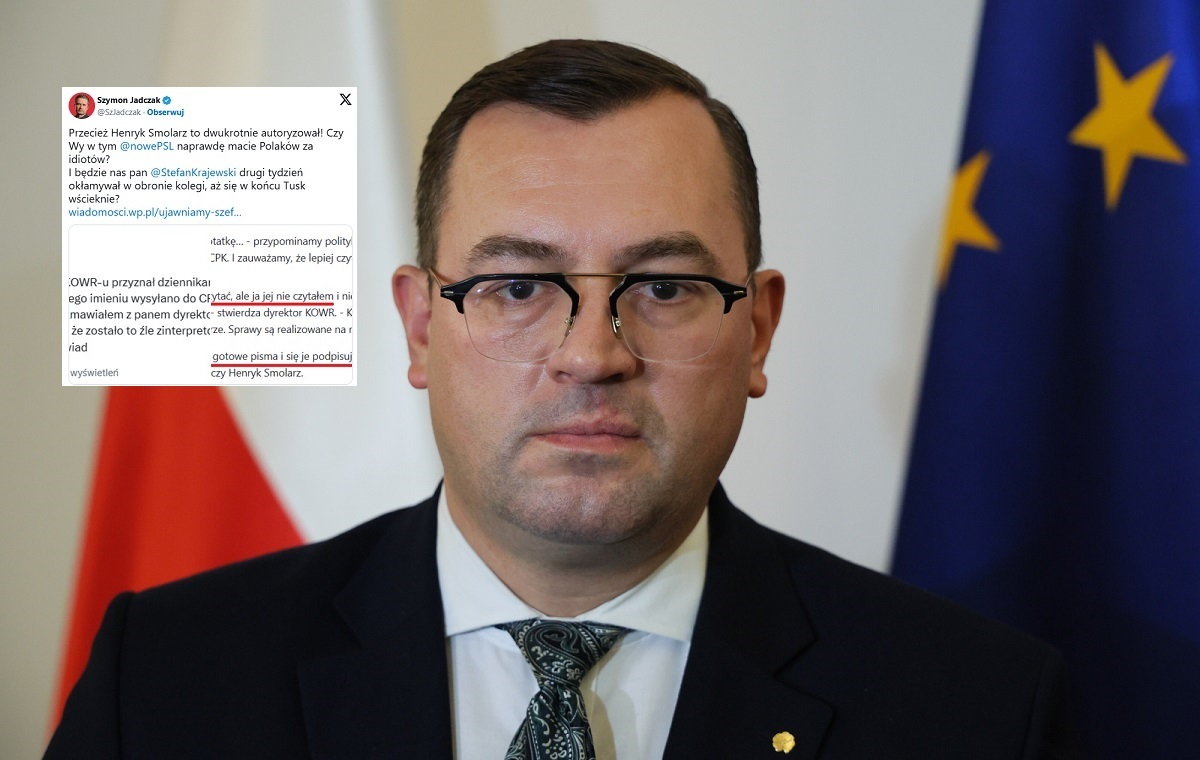 Jadczak do Krajewskiego: W PSL macie Polaków za idiotów?