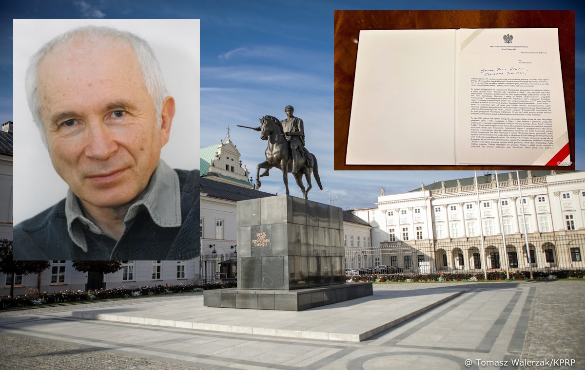 Piotr Wierzbicki turns 90! peculiar   letter from the President