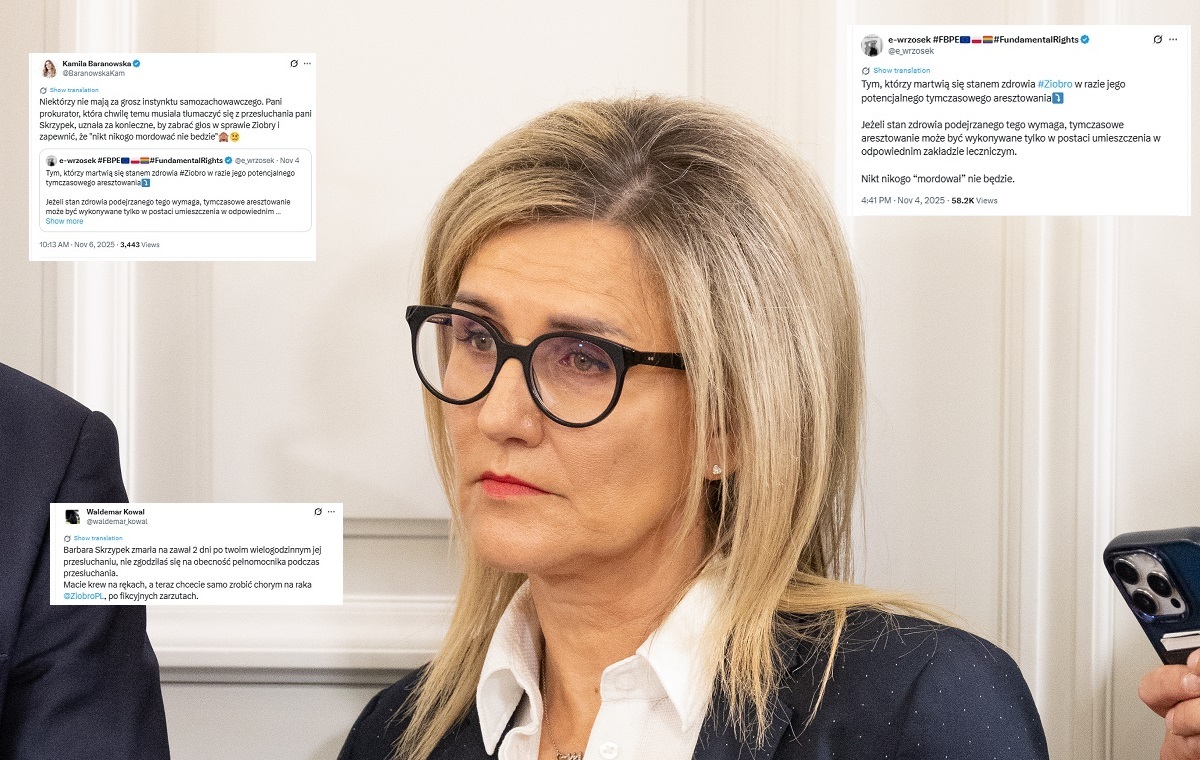 Wrzosek o Ziobrze: Nikt nikogo 'mordował' nie będzie