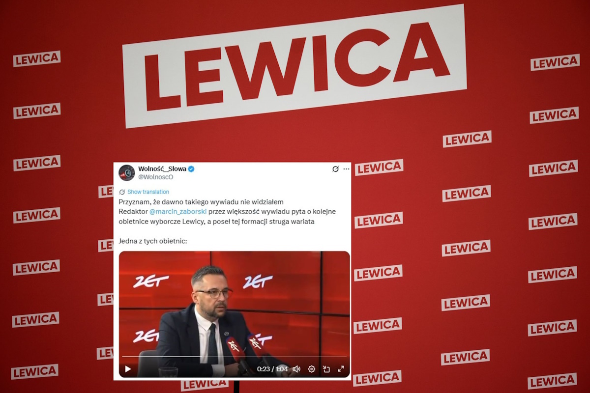Tak Lewica "spełnia" obietnice. Kompromitacja ministra