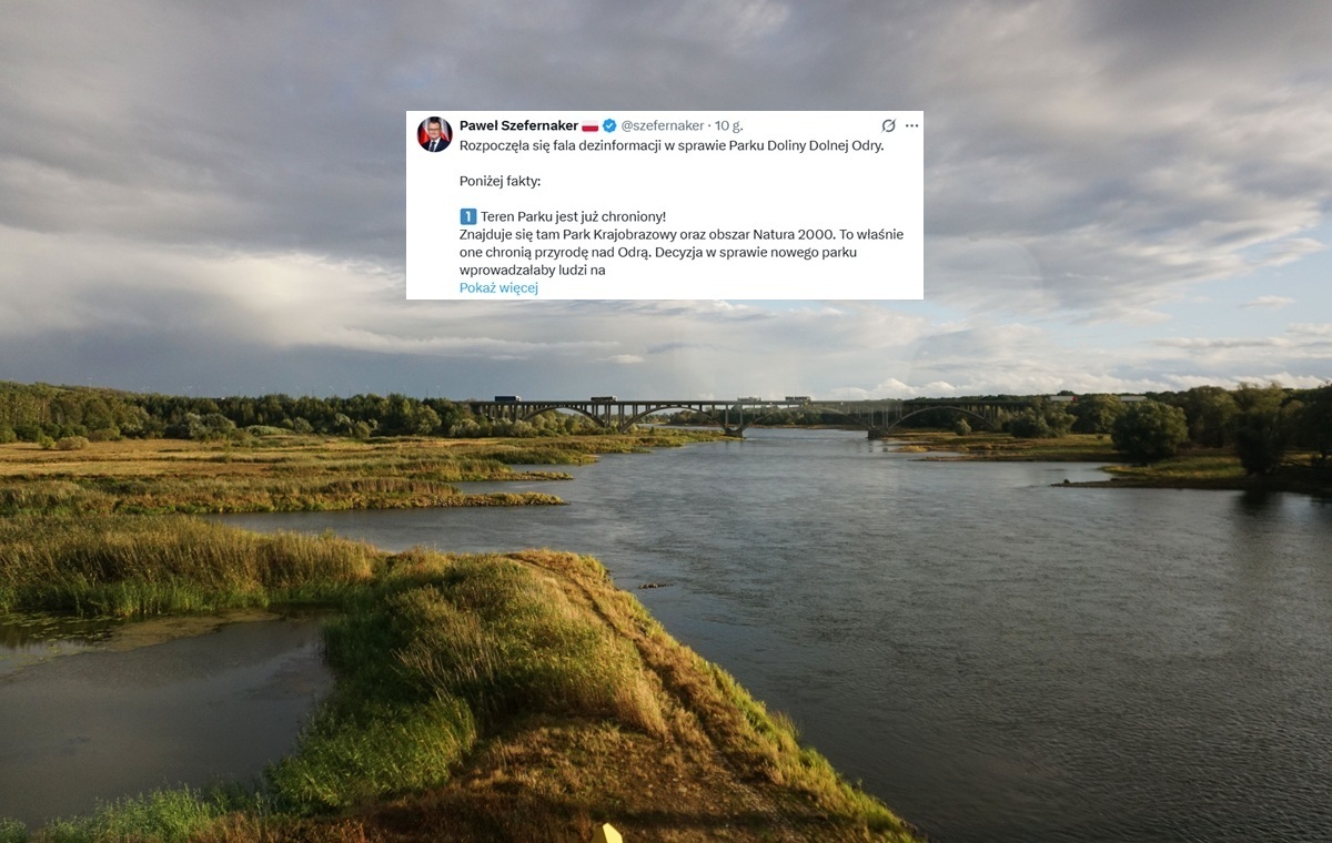 Szefernaker: Zaczyna się dezinformacja ws. PN Dolnej Odry