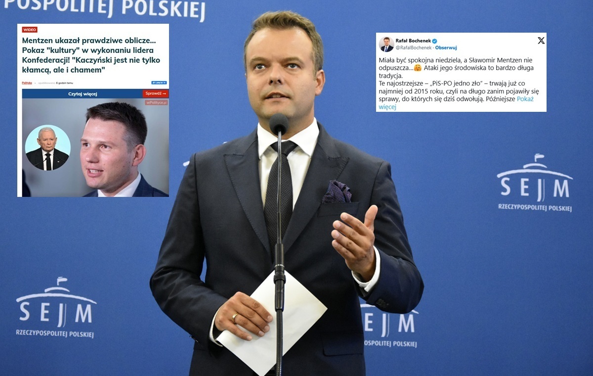 Bochenek: Mentzen pomaga Koalicji 13 grudnia