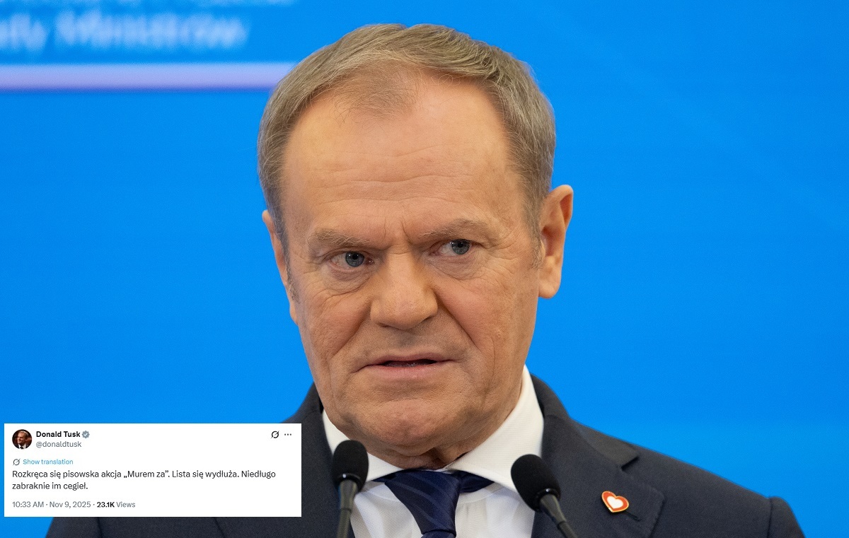 Tusk drwi z represji wobec opozycji? "Zabraknie im cegieł"