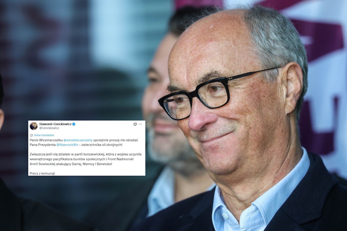 Prof. Cenckiewicz do Czarzastego: "Precz z komuną!"