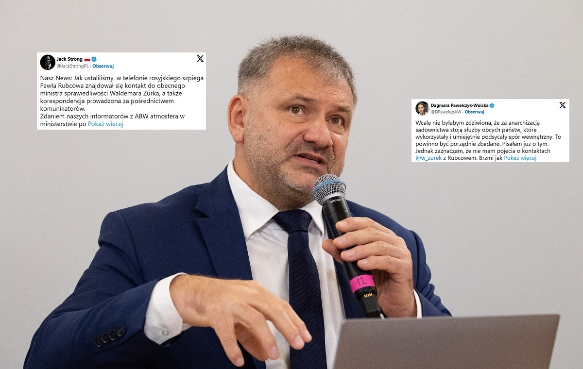 Żurek kontaktował się z Rubcowem? Padają pytania
