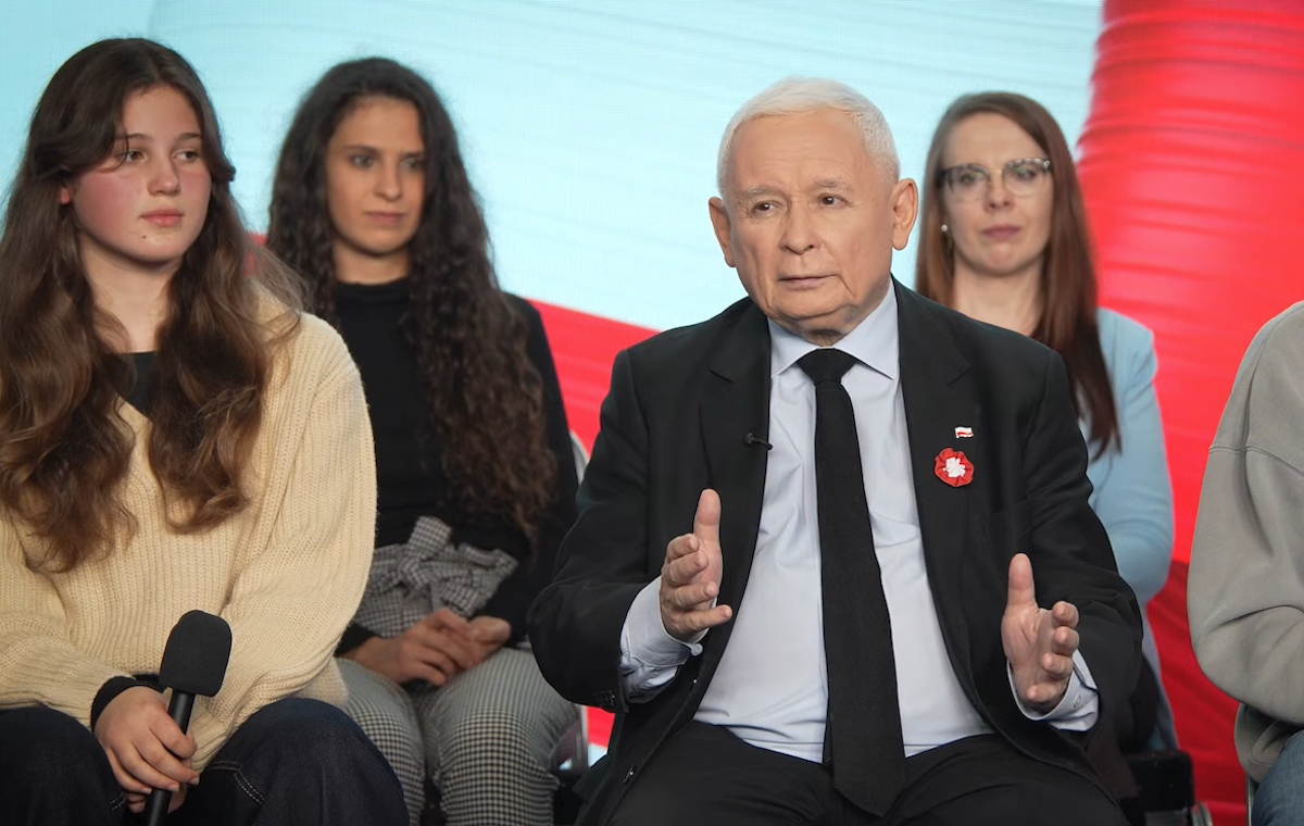 Prezes PiS rozmawiał z młodzieżą o Polsce. WIDEO