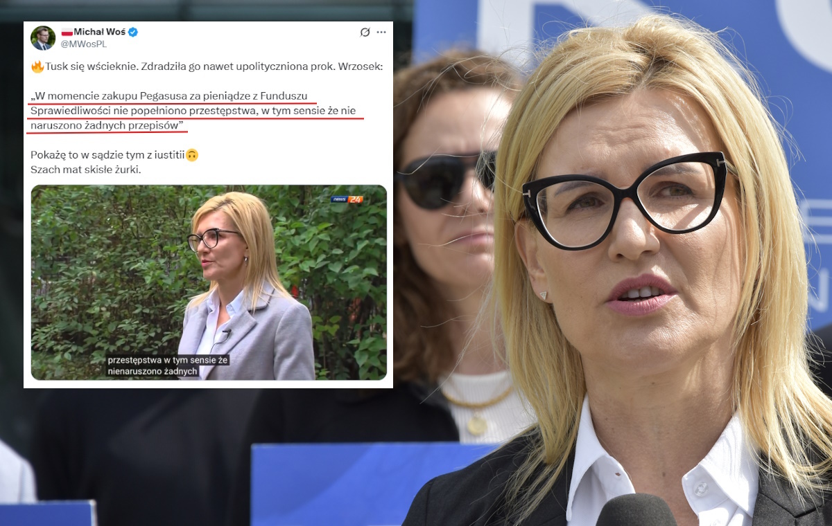 Woś przypomniał słowa Wrzosek: "Nie popełniono przestępstwa"
