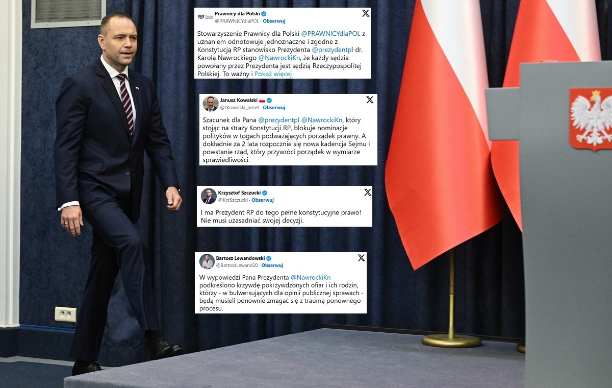 Fala komentarzy po decyzji prezydenta: "Brawo!", "Dziękuję!"