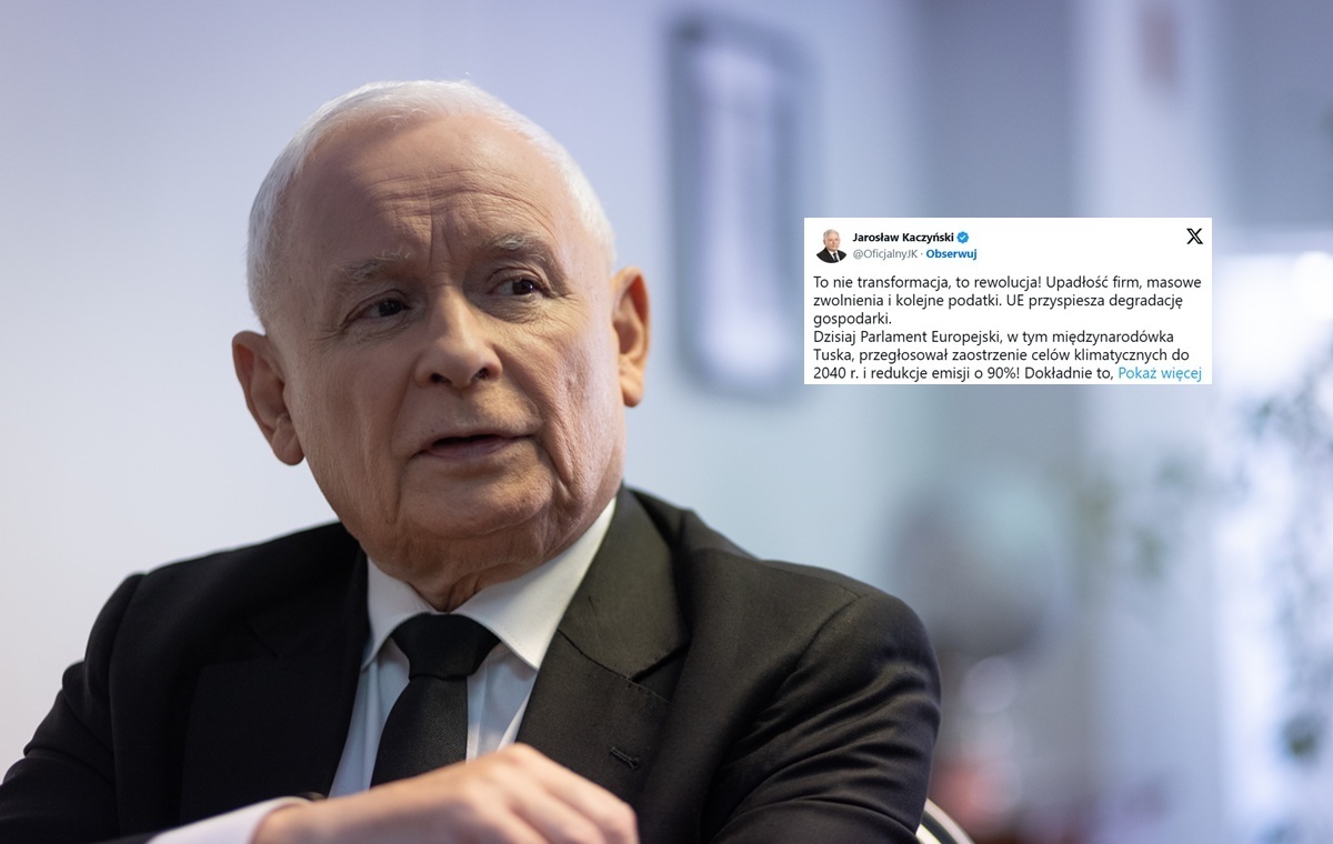 Prezes PiS: UE przyspiesza degradację gospodarki