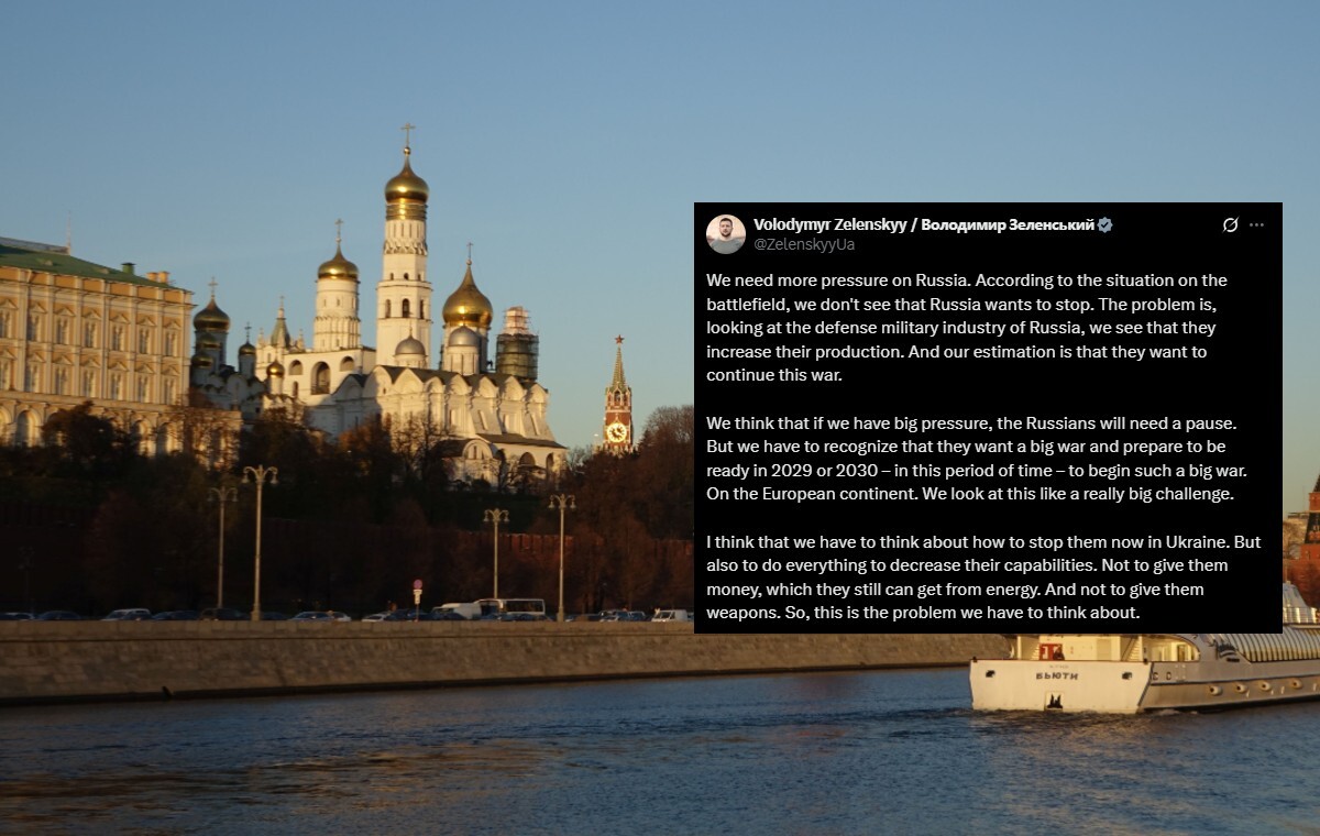 Zełenski ostrzega: Rosja szykuje się do wojny w Europie