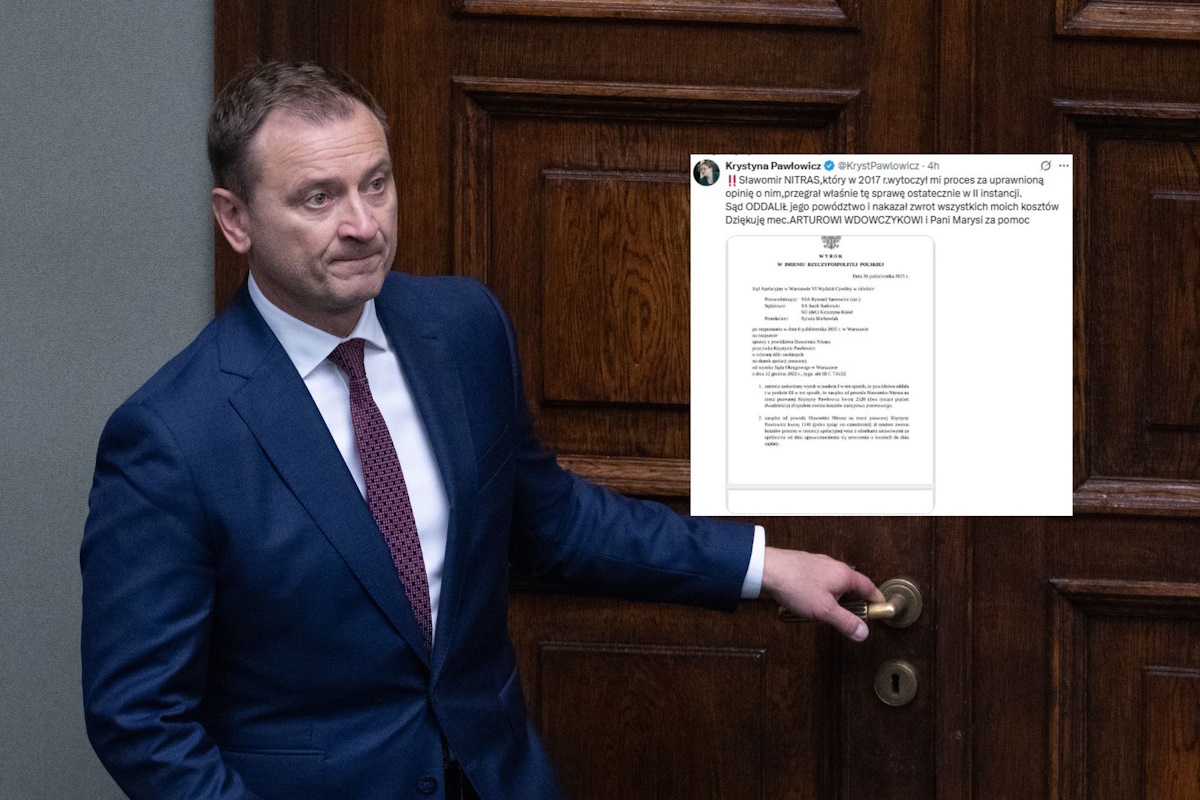 Prof. Pawłowicz wygrywa z Nitrasem w drugiej instancji