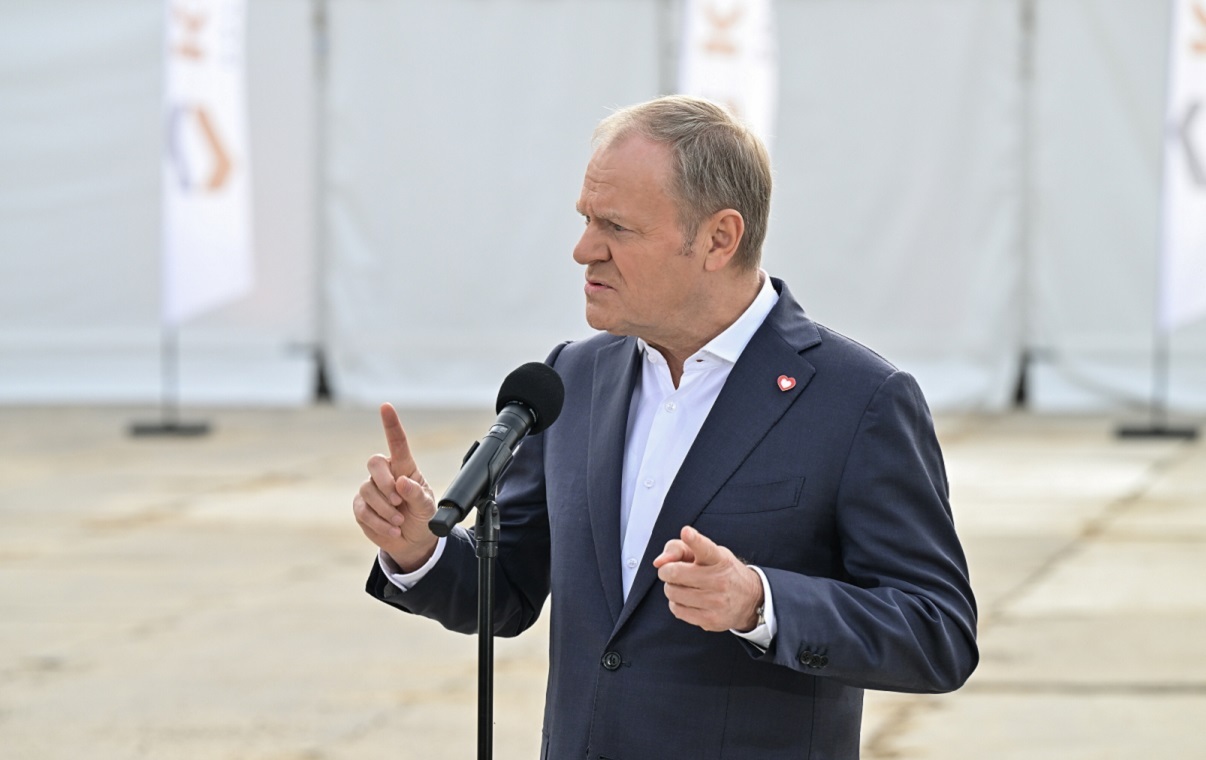 "To jest podłe". Tusk wściekł się po pytaniu TV wPolsce24!