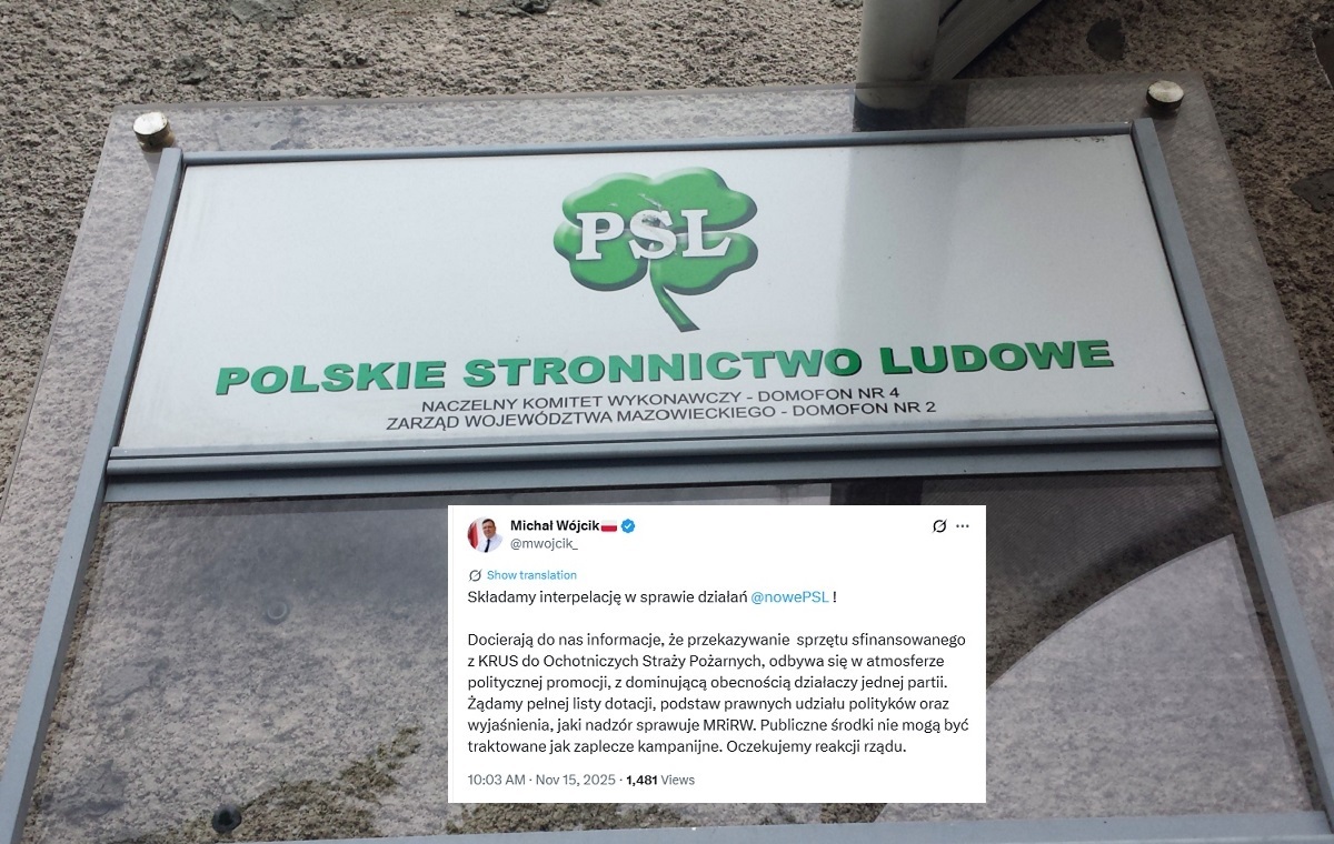 PSL i środki z KRUS. PiS składa interpelację
