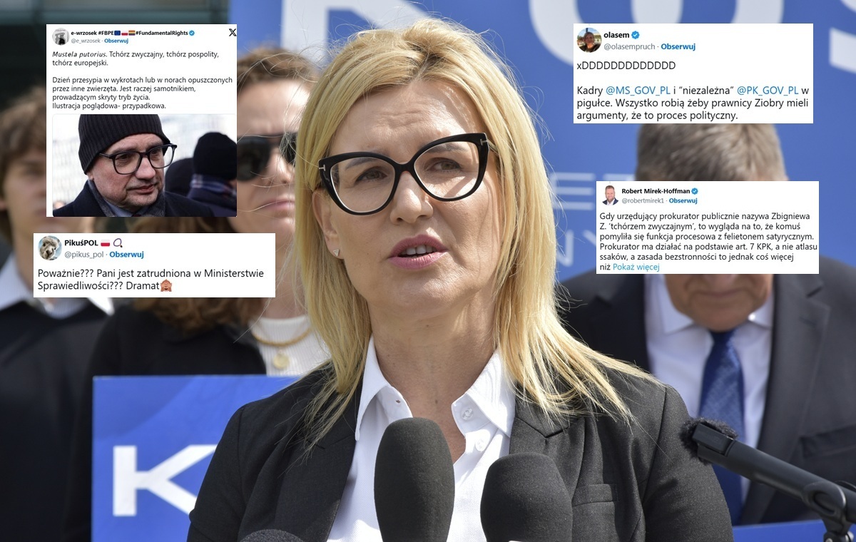 Wrzosek w żenujący sposób kpi z Ziobry. Burza w sieci