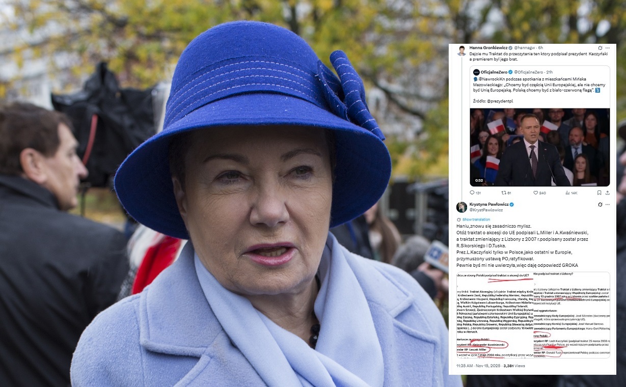 Gronkiewicz pisze o Traktacie Lizbońskim. Mocna odpowiedź!