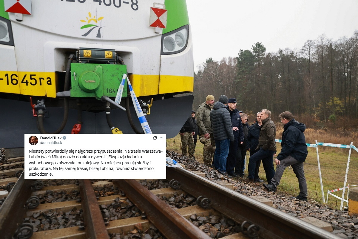 Donald Tusk potwierdza: Doszło do aktu dywersji