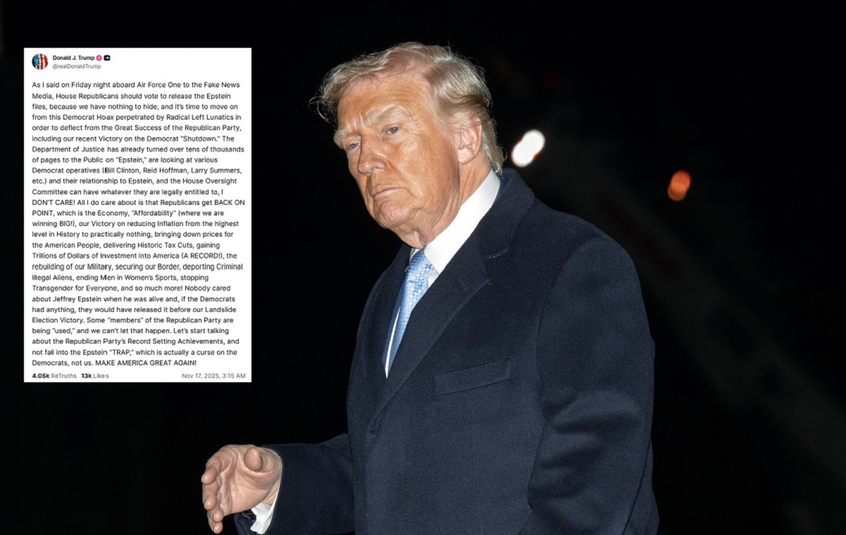 Trump za ujawnieniem akt Epsteina. "Nie mamy nic do ukrycia"